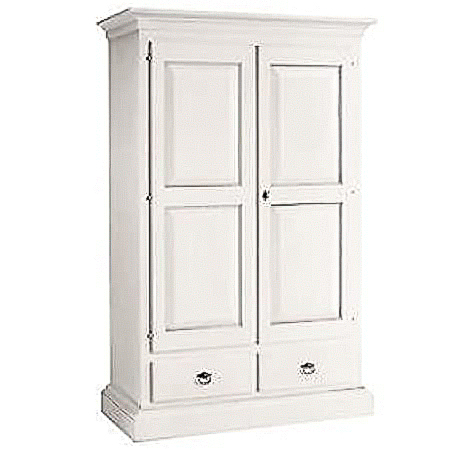 Armadio 2 ante colore bianco opaco
