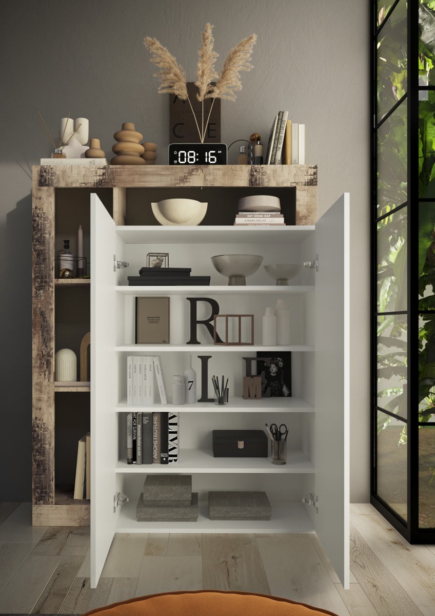 mobili ingresso legno abbinati