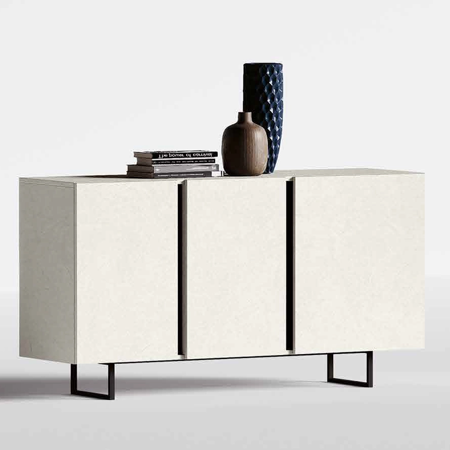 madia bianco spatolato