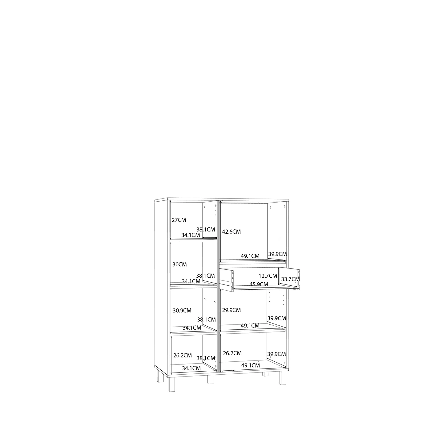 madia sabbia moderna alta