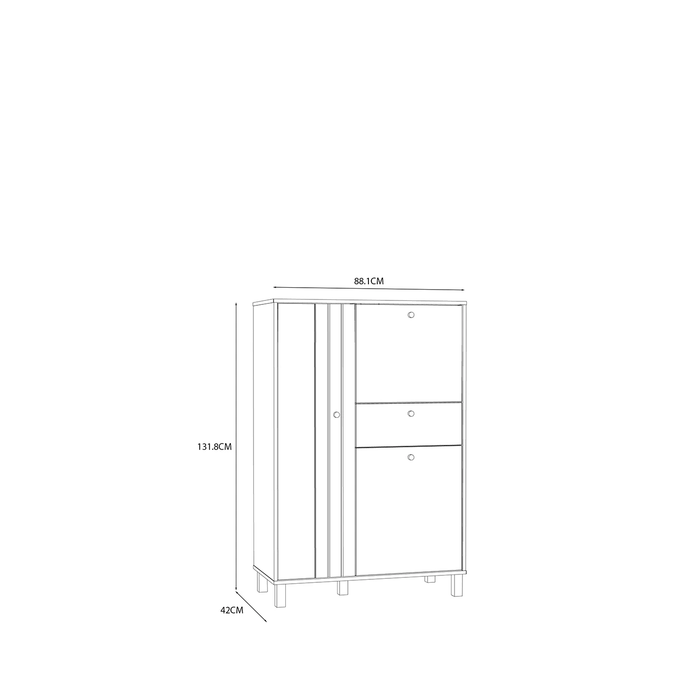 madia sabbia moderna alta