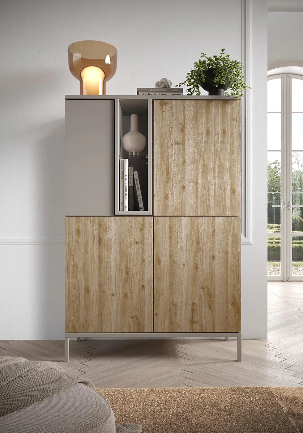 credenza 4 ante alta 