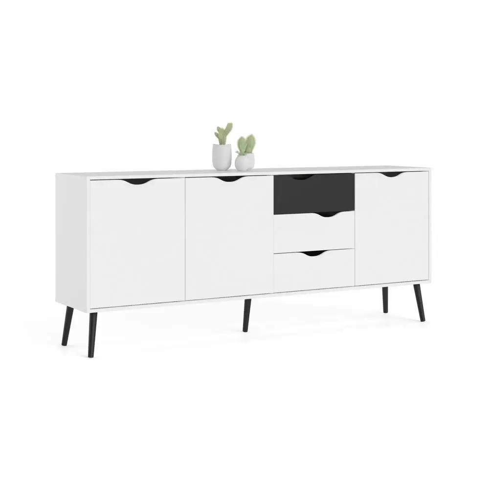 madia bianca e nero opaco utile