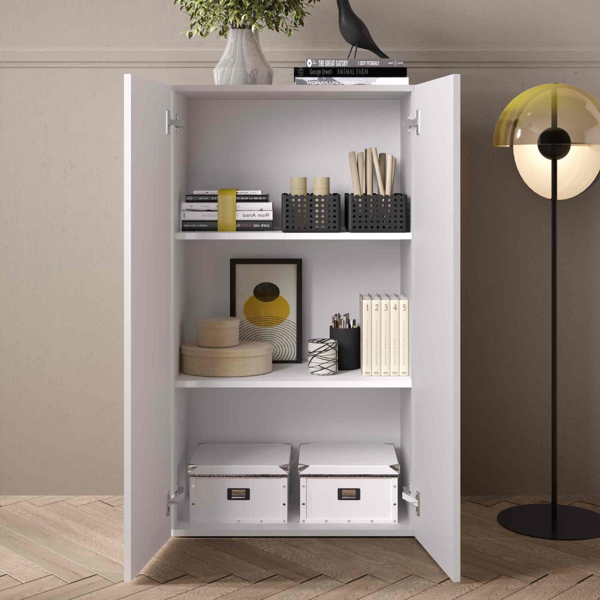 ufficio completo bianco