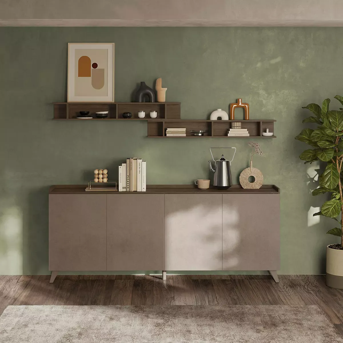 soggiorno bronzo e mercure moderno