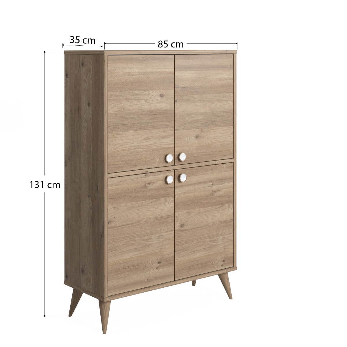 Madia alta Ankara rovere, 4 ante