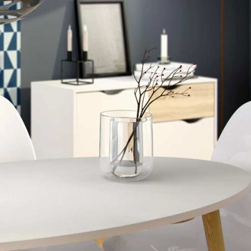 madia bianco e rovere