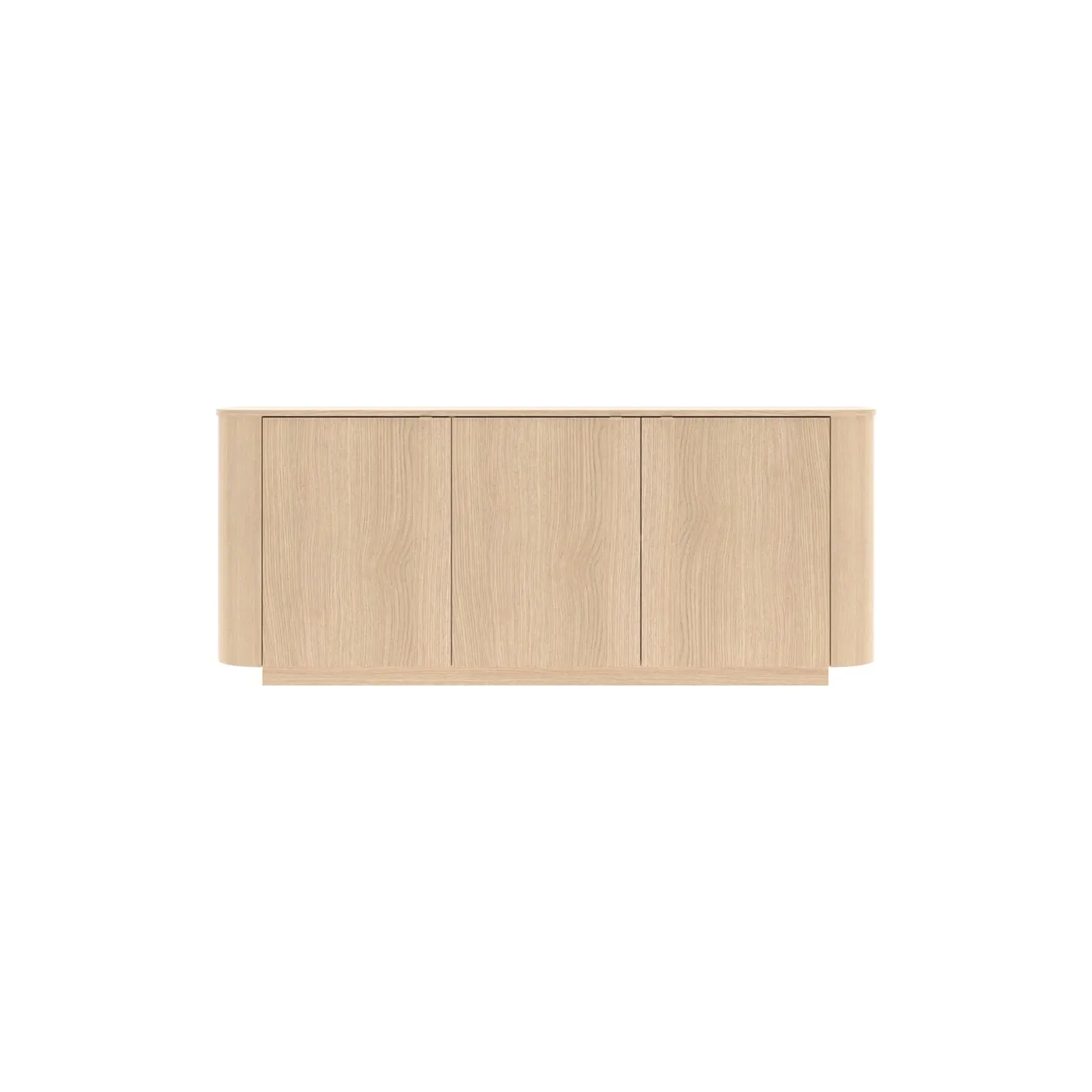 Soggiorno moderno Rovere Lindberg, 2 madie