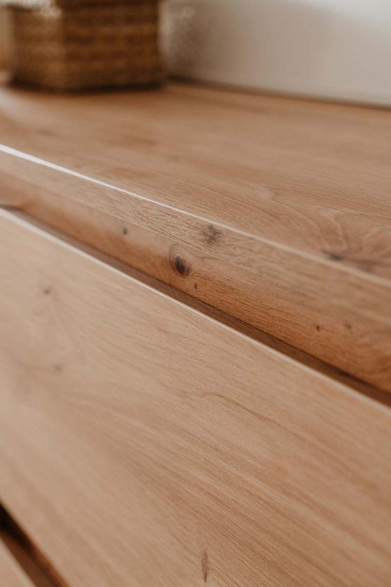 madia 2 porte rovere