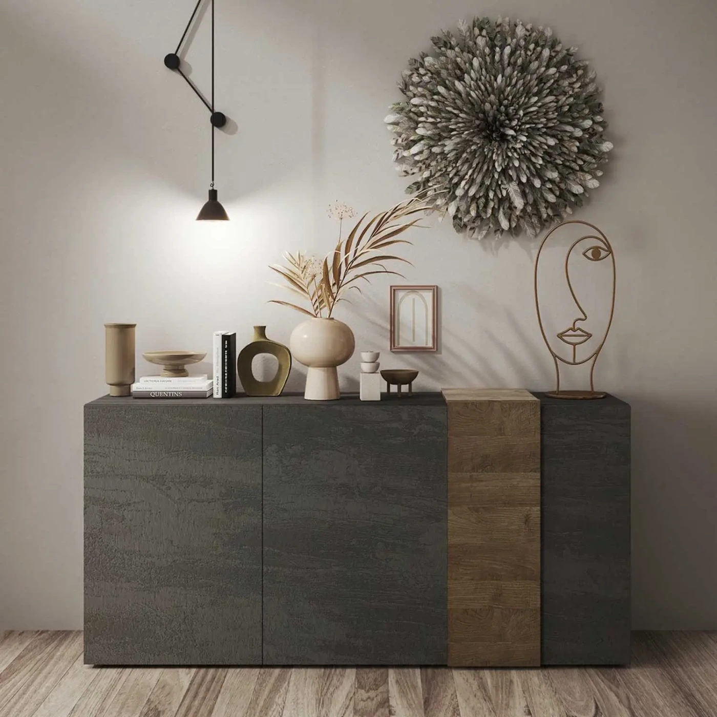 Madia moderna 3 ante 