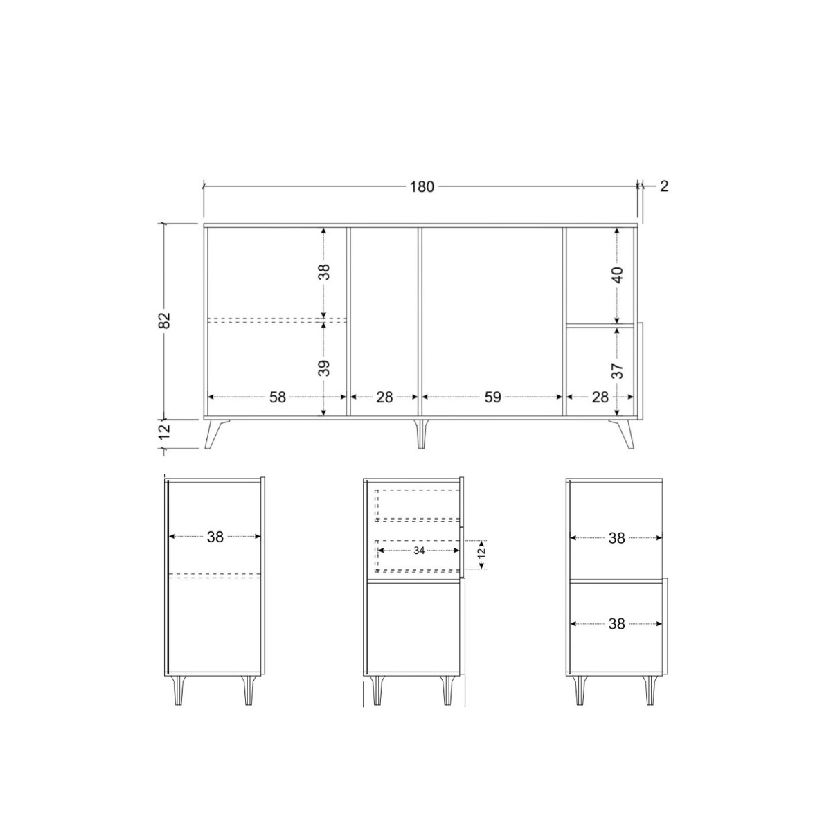 madia piccola cashmere e cadiz