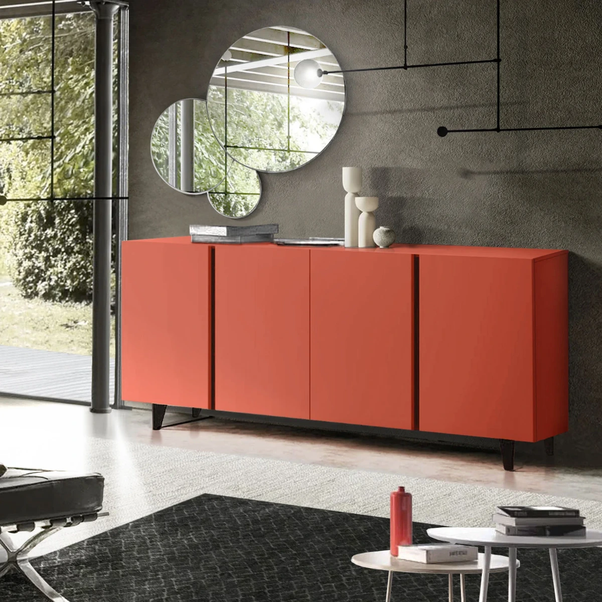 madia rosso corallo 4 ante