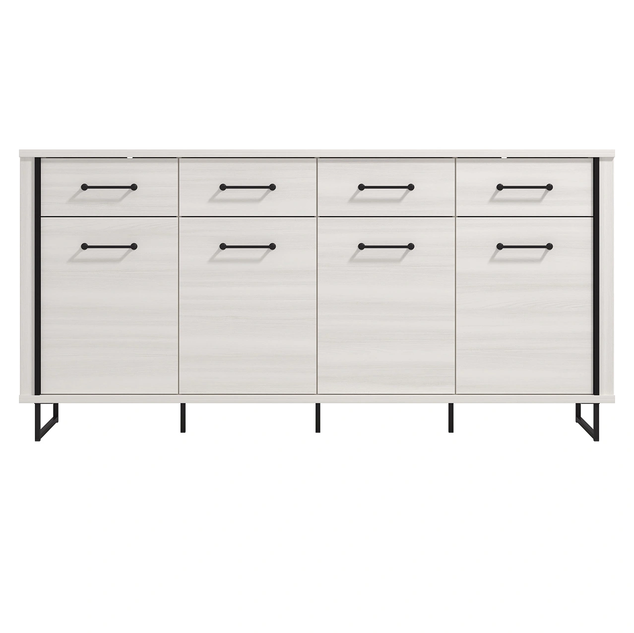 madia capiente bianco frassino