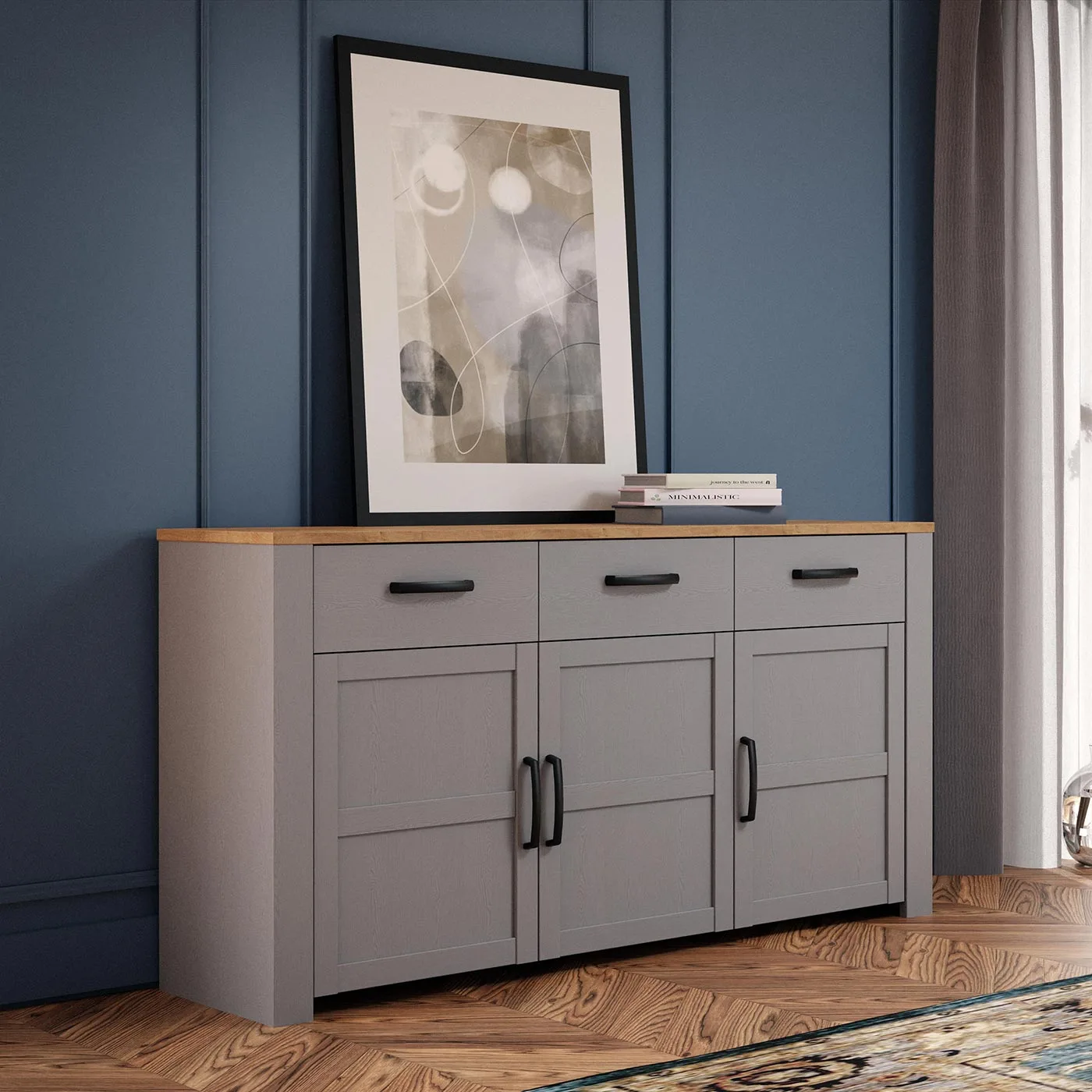 offerta madia rovere grigia