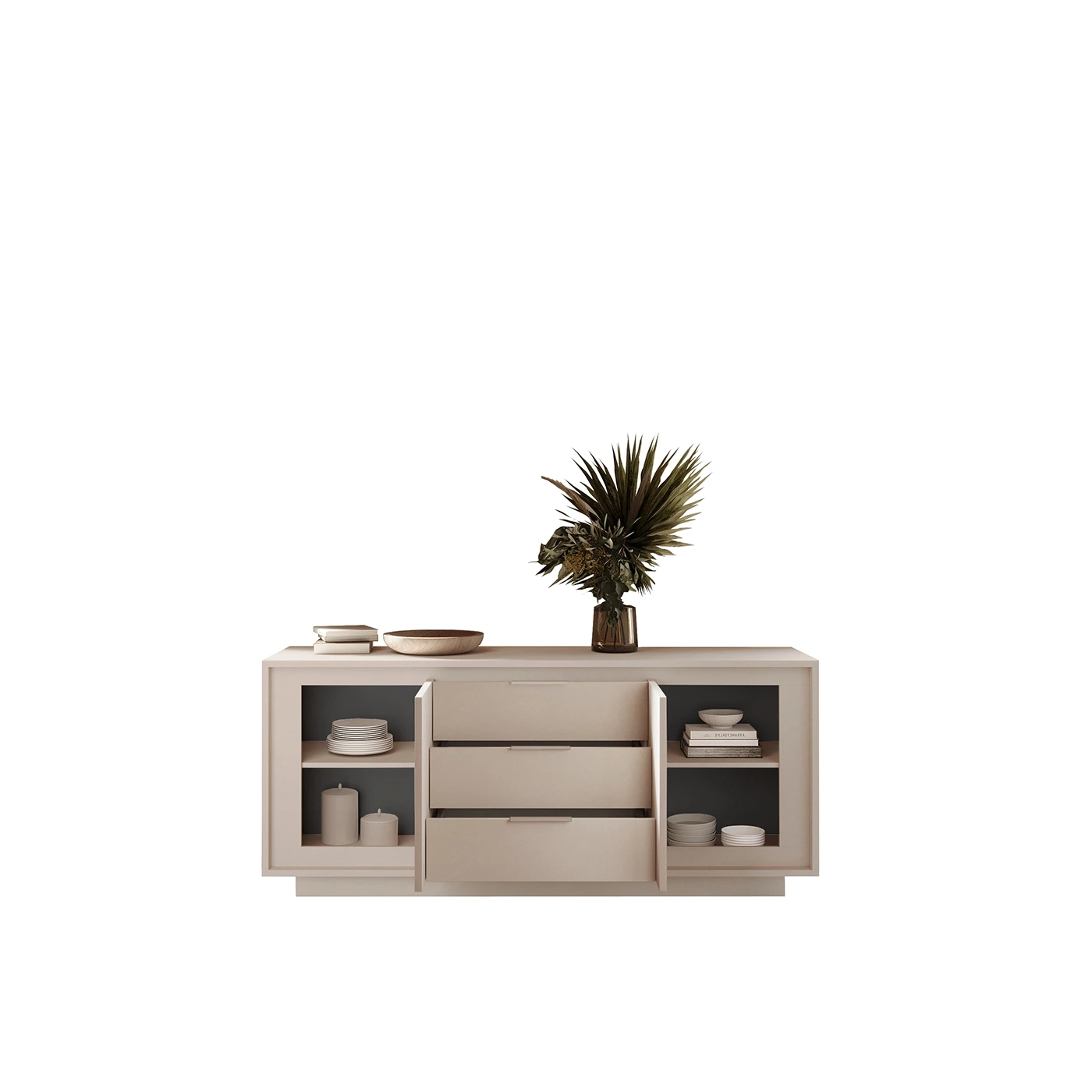 credenza mercure con 3 cassetti