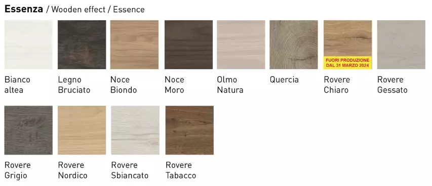 Madia moderna 3 ante con vetro fumè