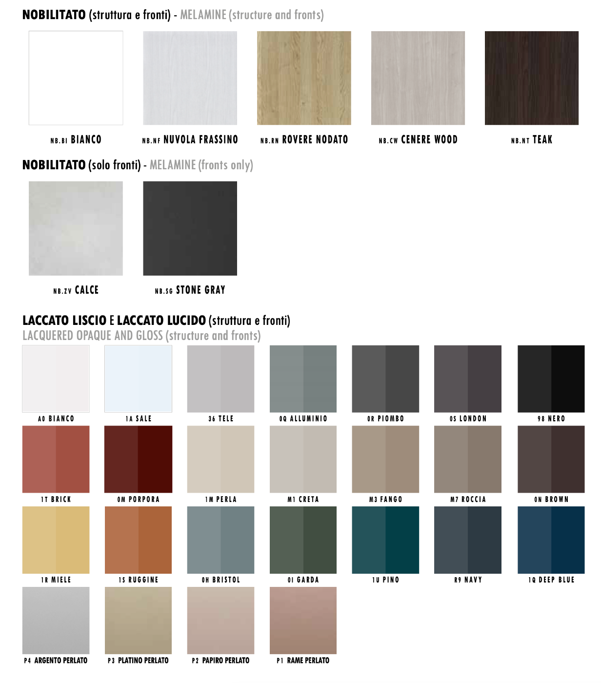 Credenza Moderna, Madia di Design con piedini in vetro, 3 ante, Noce, Bianco e fango