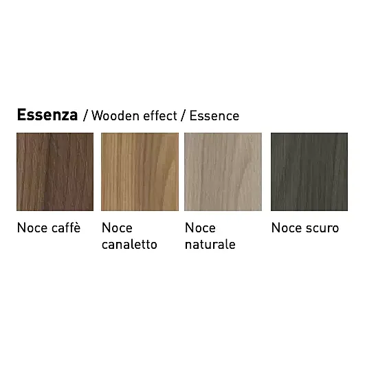 libreria per soggiorni noce scruro