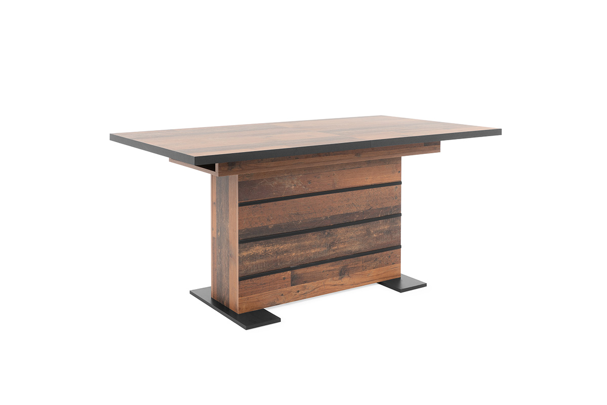 Tavolo allungabile Industry in finitura castagno
