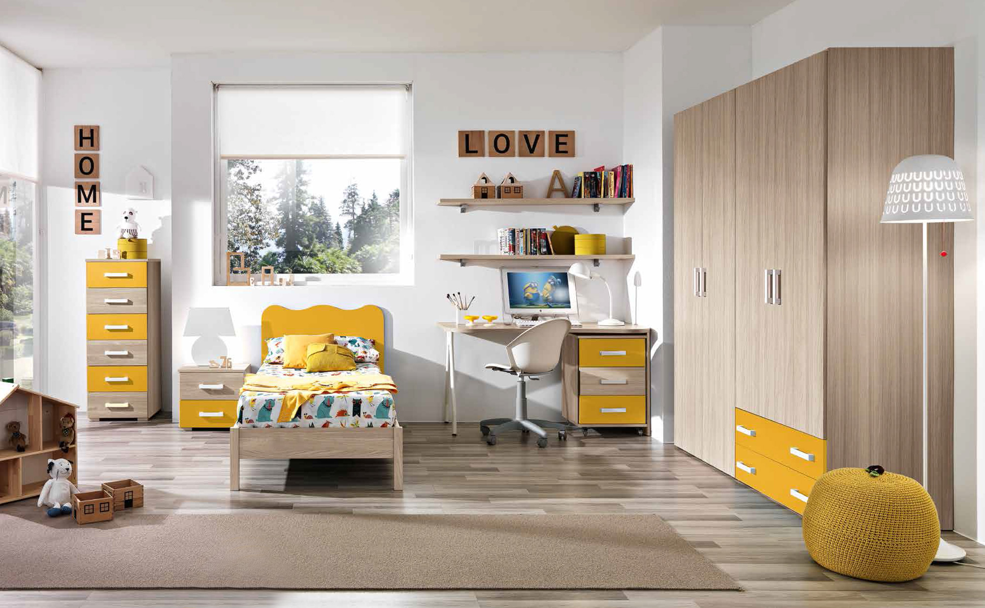 Camerette prezzi scontati, cameretta completa Mattia