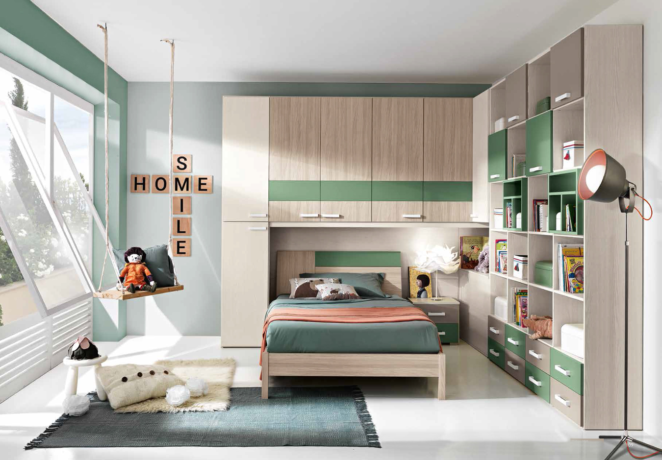 Cameretta a ponte con angolo, cameretta Edoardo