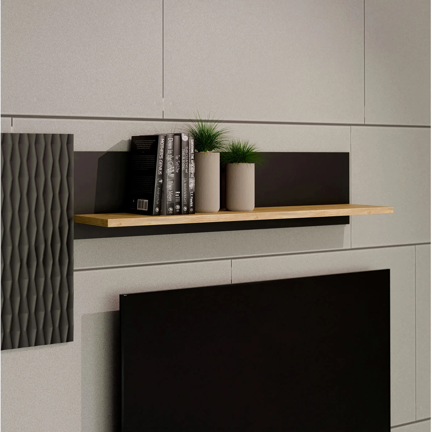 mensola finitura rovere 