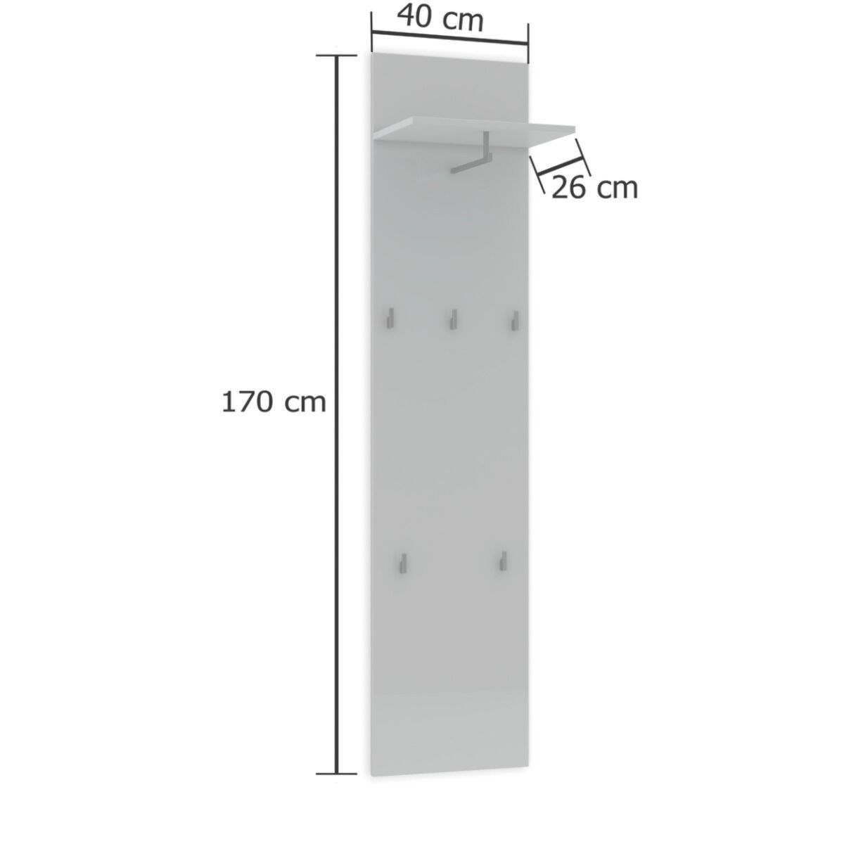 Ingresso moderno colore Bianco lucido 