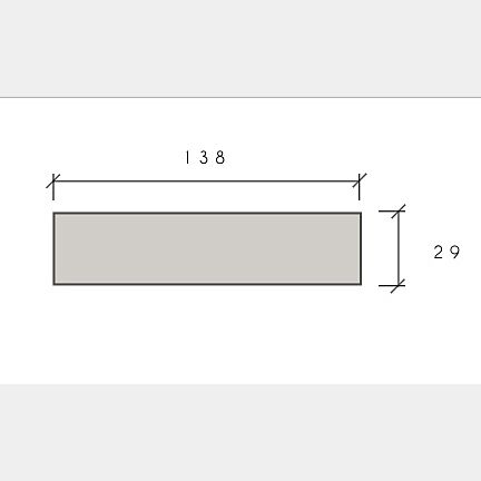 Ribalta sospesa in diverse finiture per parete attrezzata