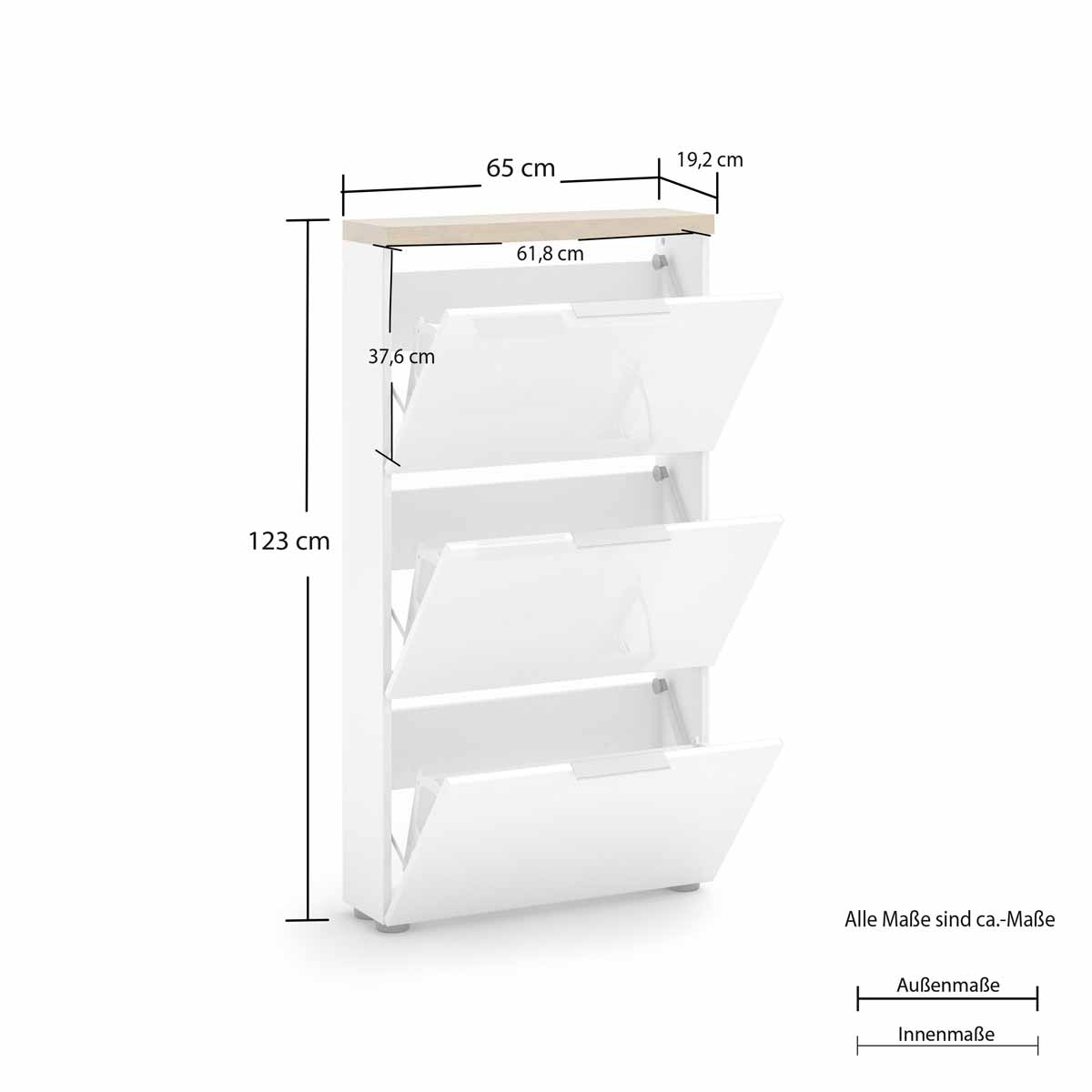 Scarpiera 3 ribalte, in offerta Made in Italy