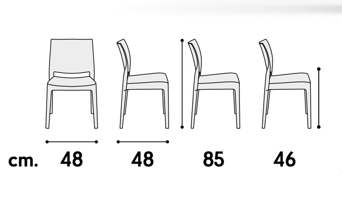 sedia verde in offerta