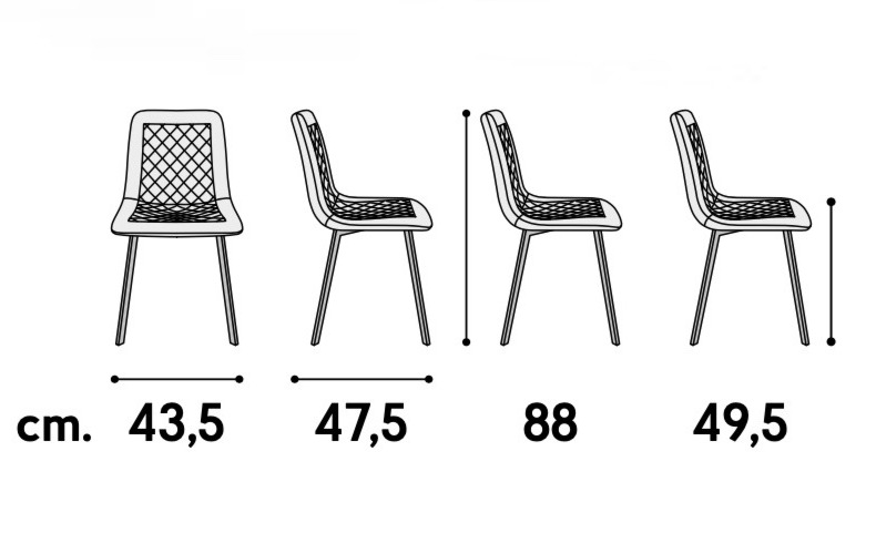 nuova sedia beige in offerta 