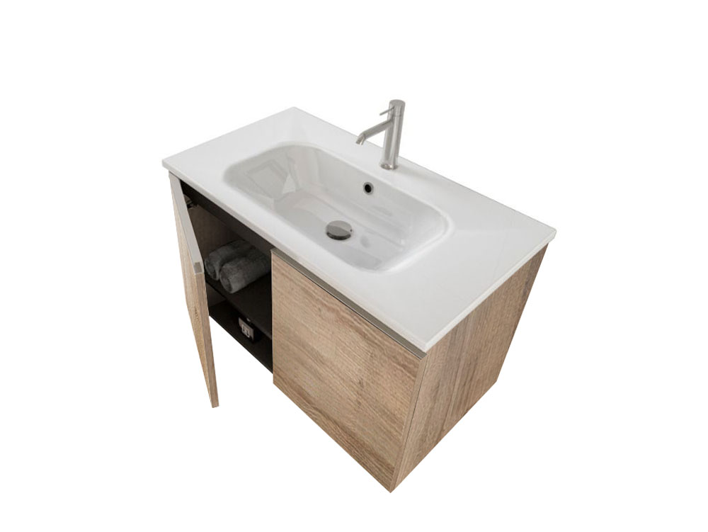 Mobile bagno prezzo basso, mobile con lavabo integrato, Havasu 24 Bis