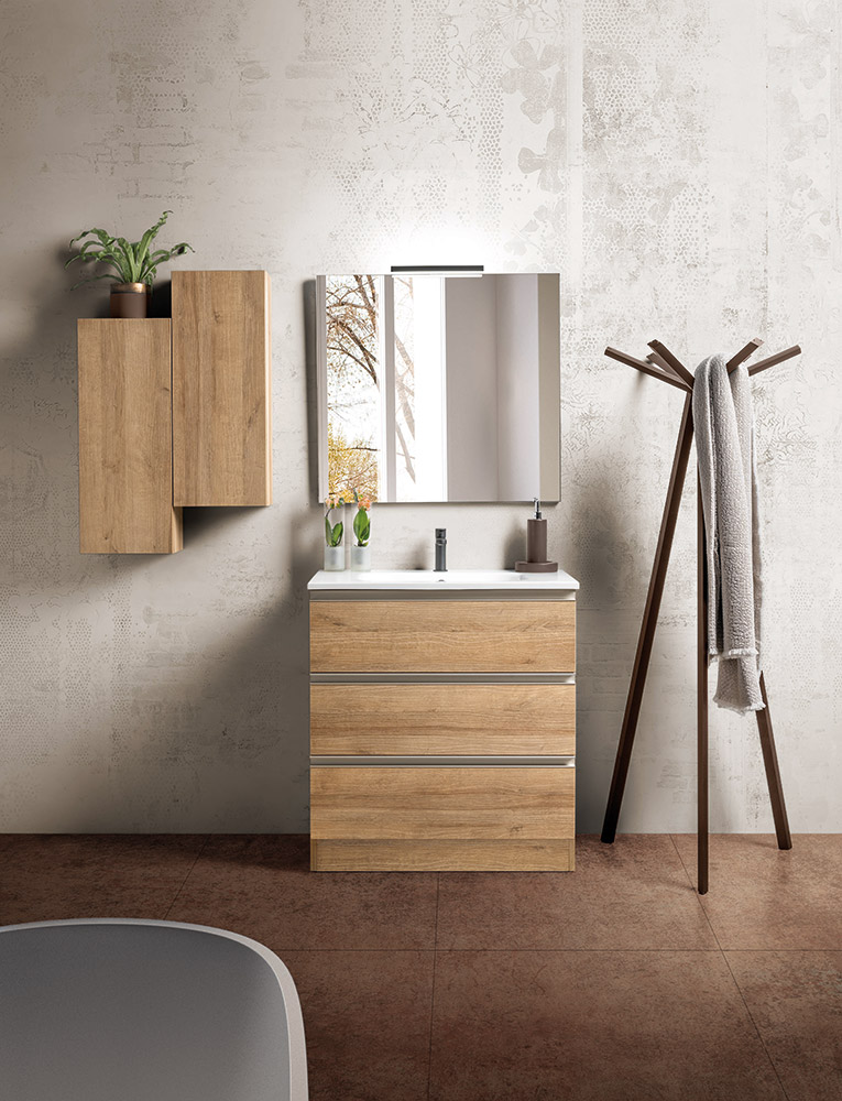 Mobile da bagno con lavabo integrato e 3 cassetti, Havasu 9