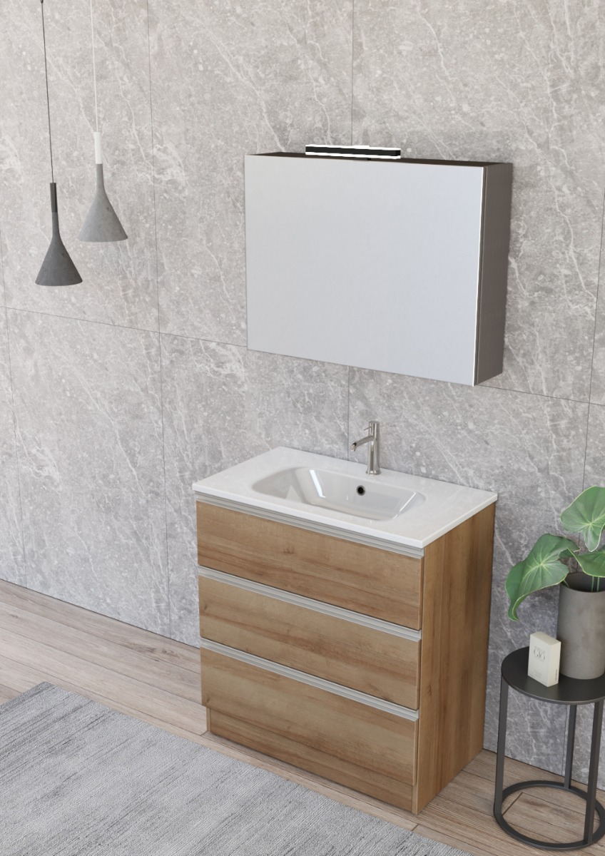 Mobile bagno 3 cassetti, Havasu 36