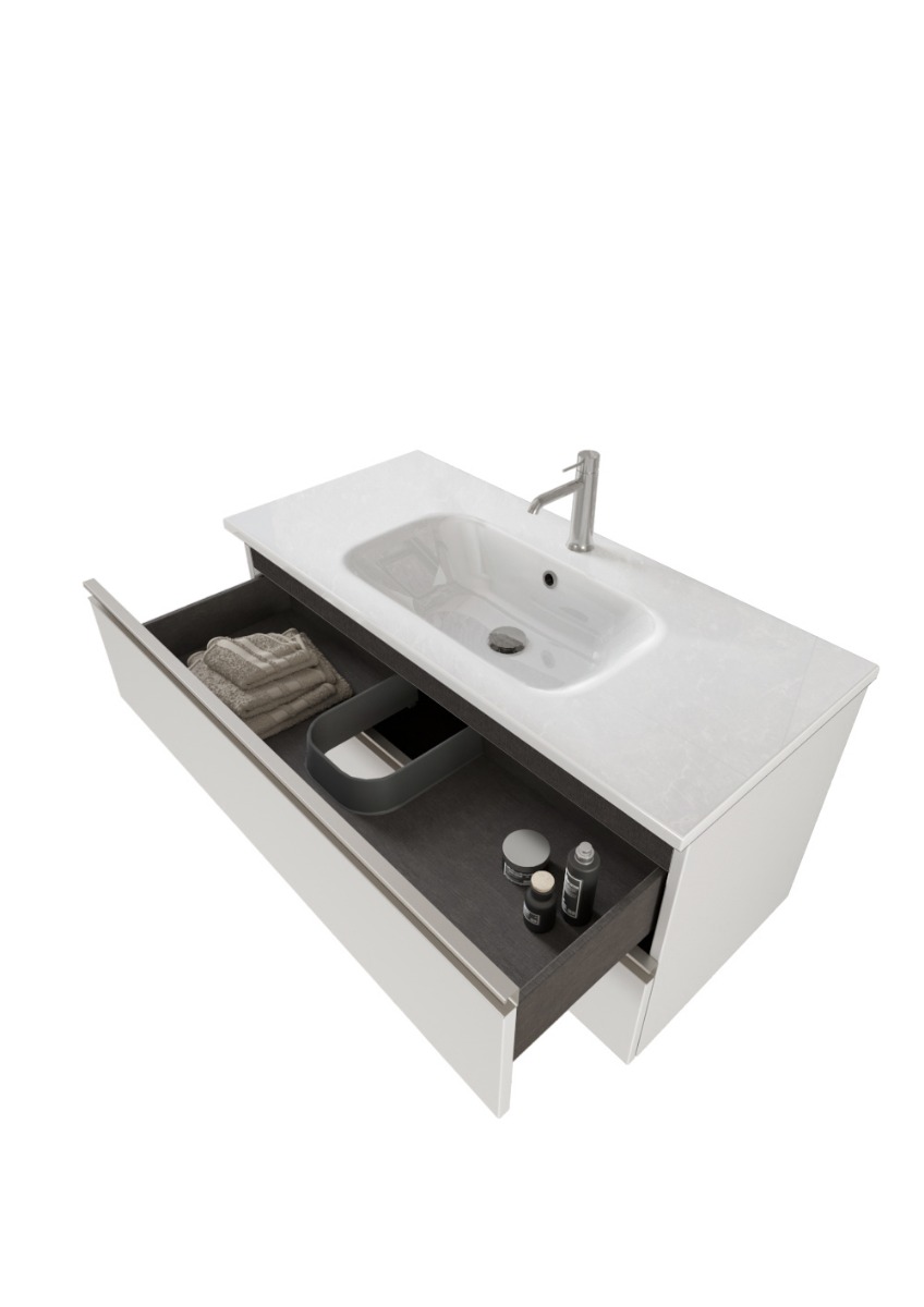 Mobili da bagno online, mobile moderno con lavabo integrato, Havasu 6