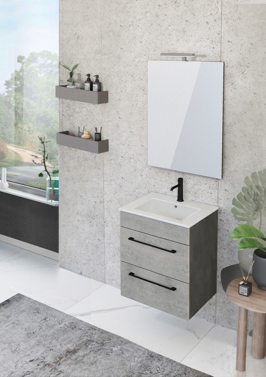 Mobiletto bagno con lavabo L.55, Jog 21