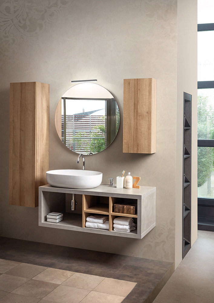 Mobile bagno sospeso con 2 ripiani Niagara 3