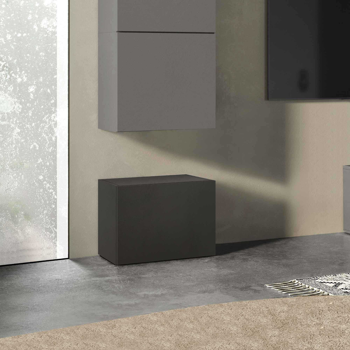 cubo a terra o sospeso finitura lava