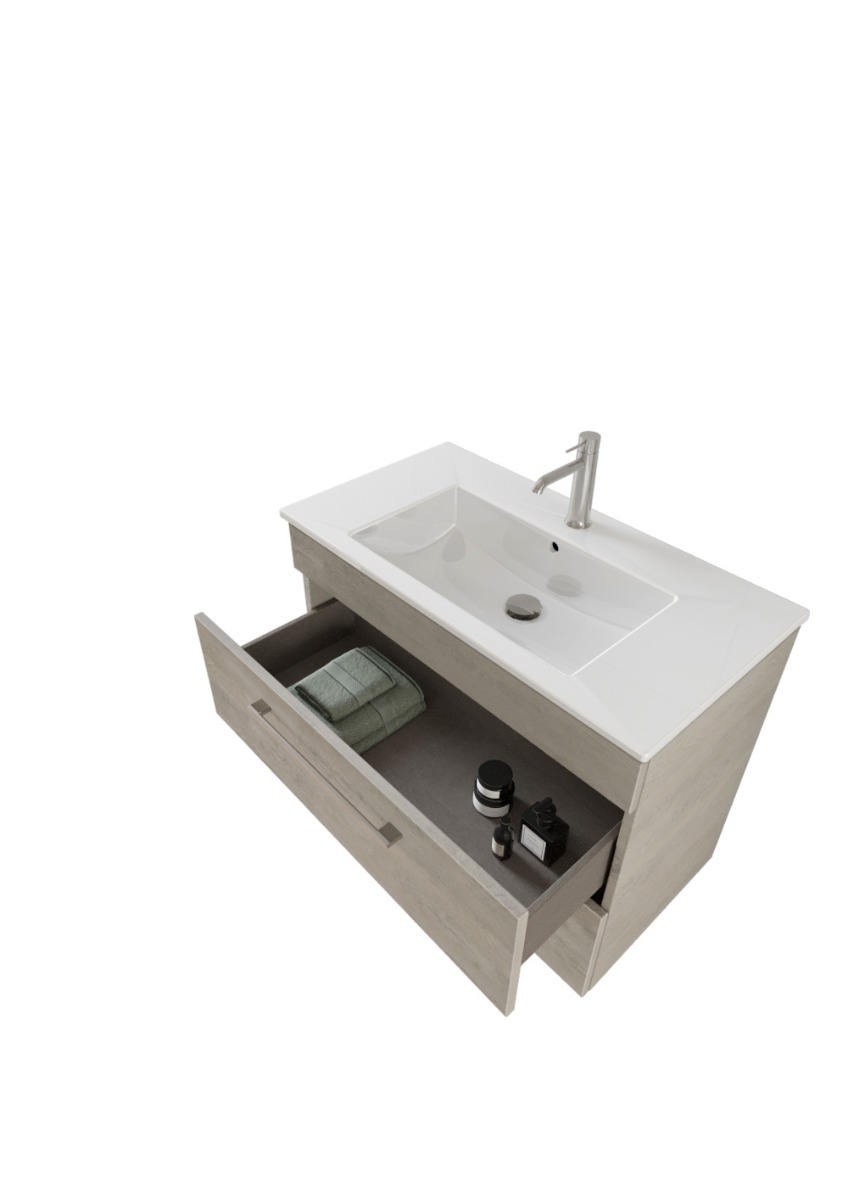 Mobile da bagno con lavabo L.81, Jog 26