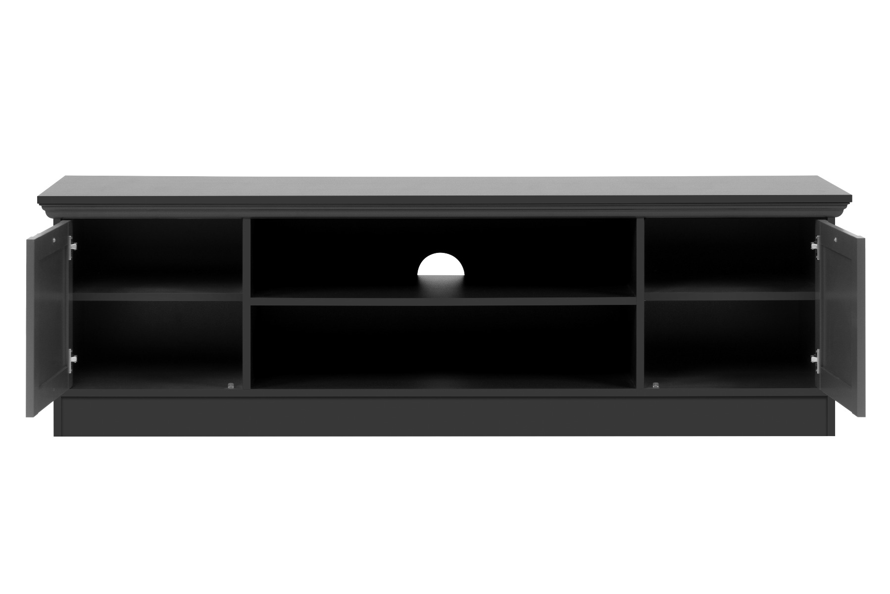 Mobile porta tv Grigio antracite, 2 ante ed un ripiano