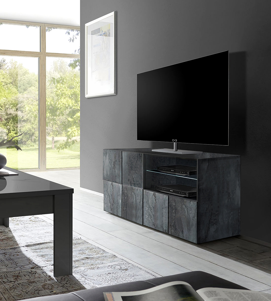 Porta TV di Design, Ossido ad un anta e un cassetto