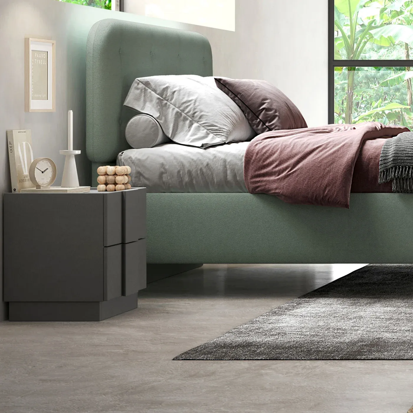 camera da letto ardesia