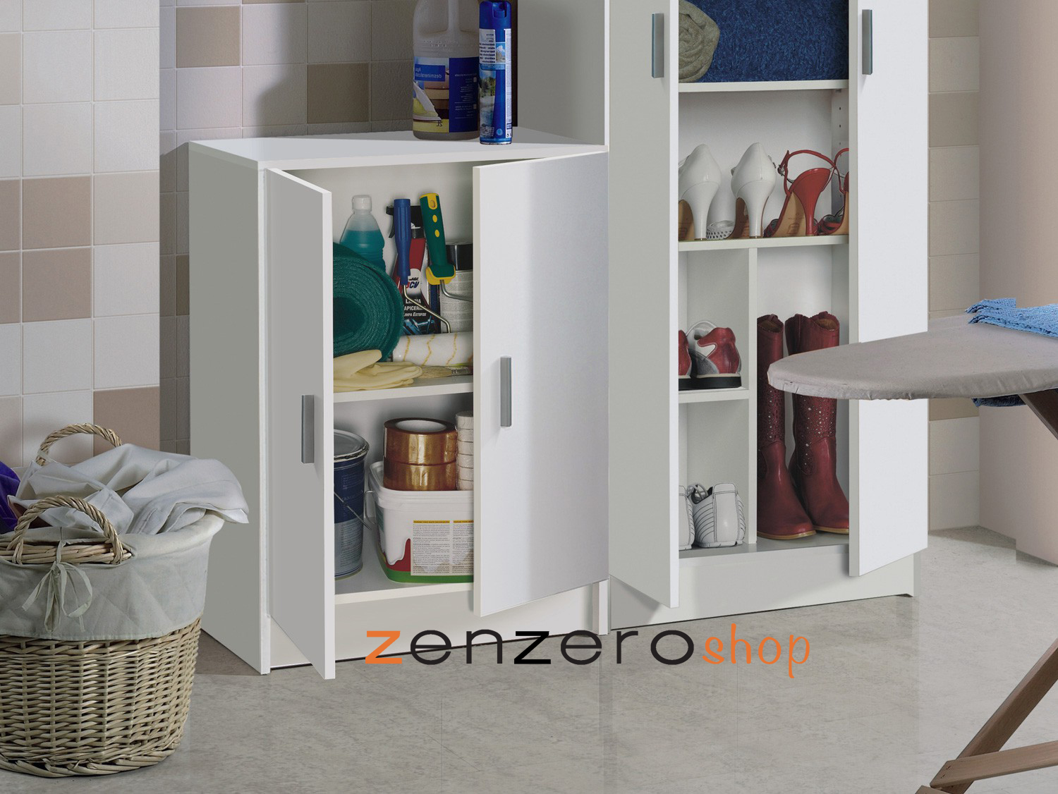 Soluzione salvaspazio S04 lunghezza 228 cm