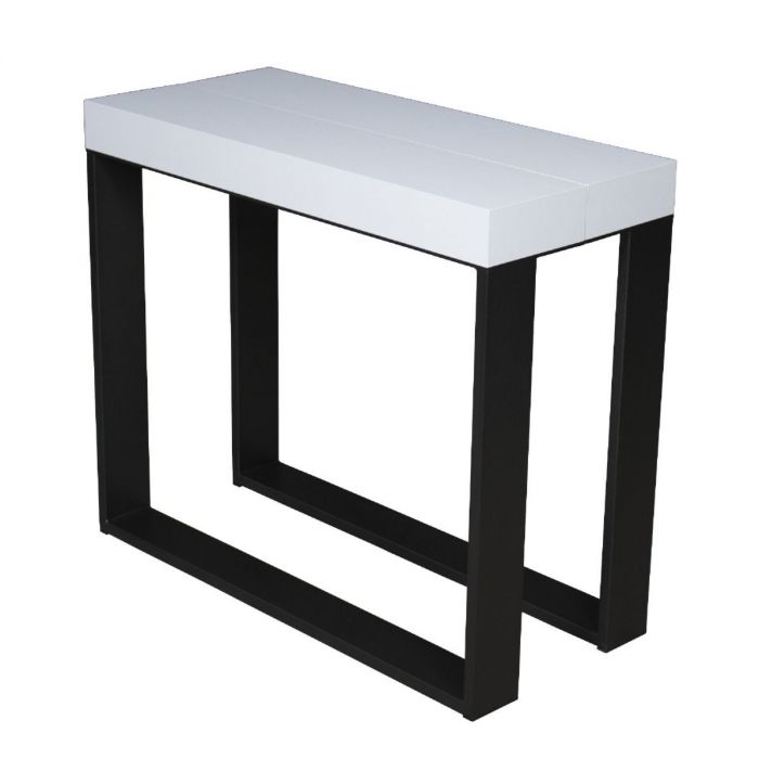 Consolle Bianco frassino moderna, Made in Italy