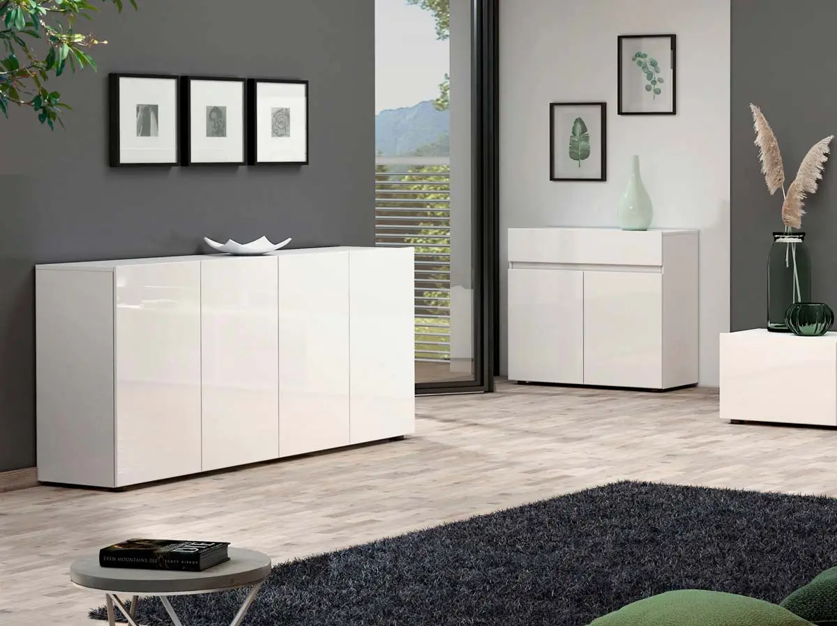 Sala completa composta da 2 madie moderne