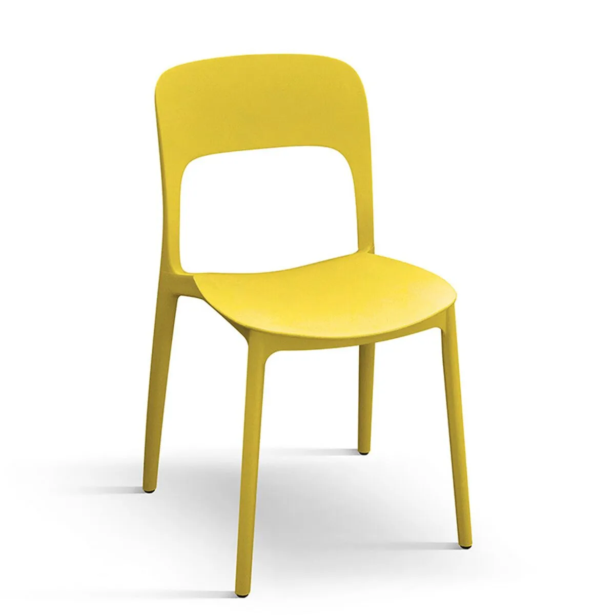 Sedia moderna in polipropilene, disponibile in diversi colori