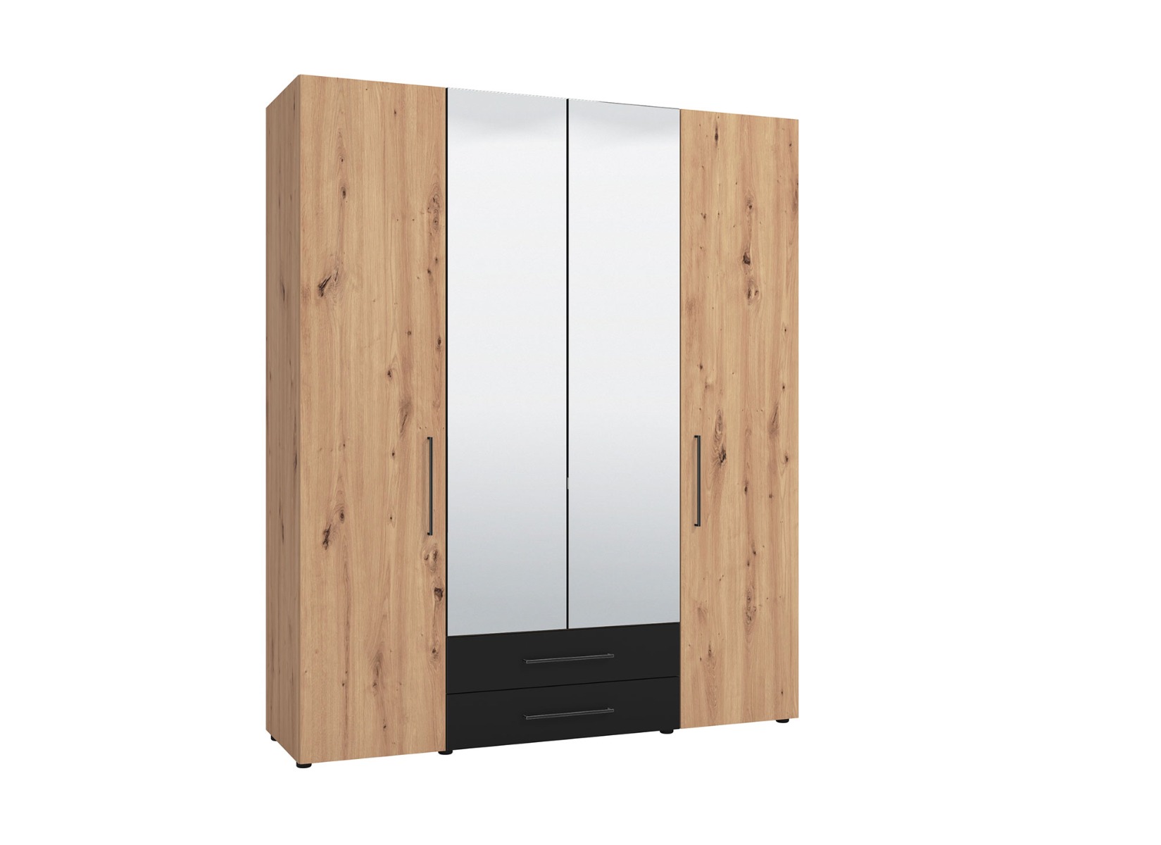 nuovo Offerte Black friday, Armadio 4 ante di design con specchi