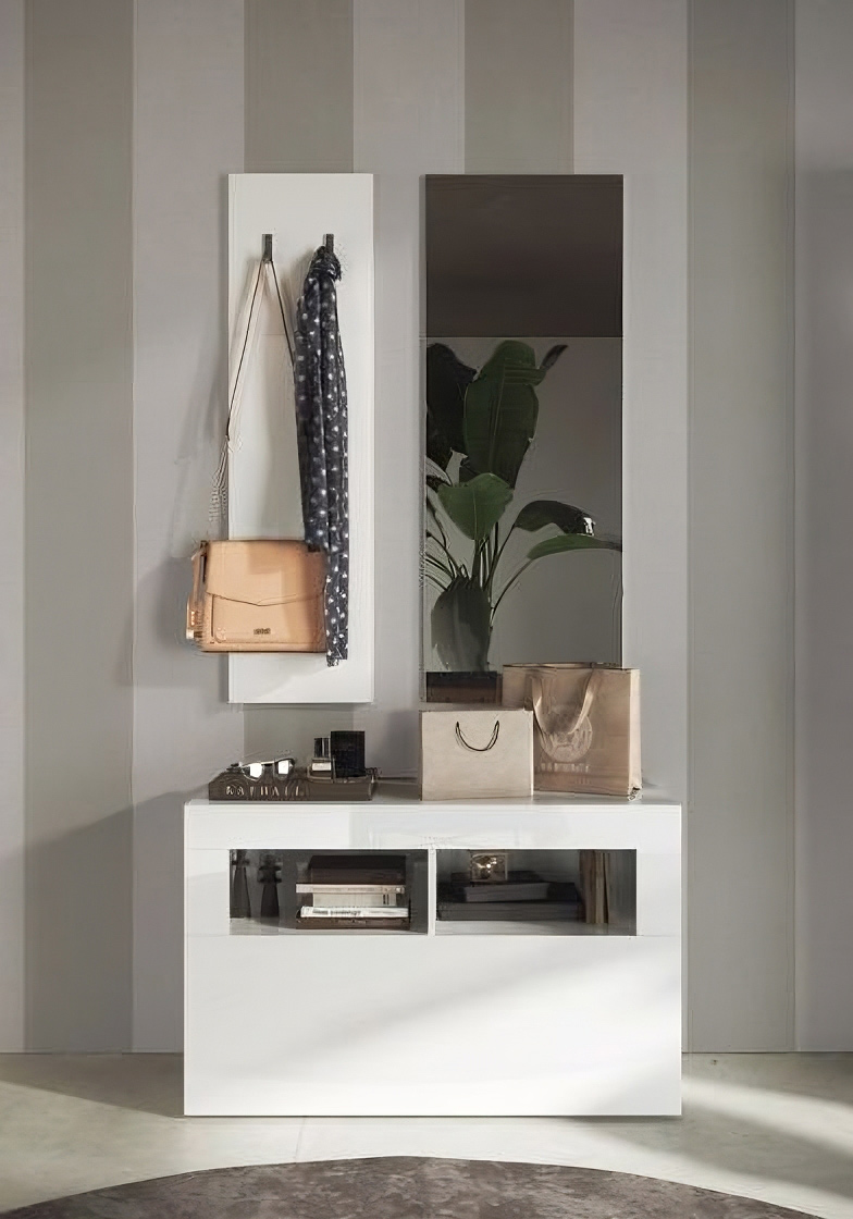 mobile ingresso con panca e guardaroba