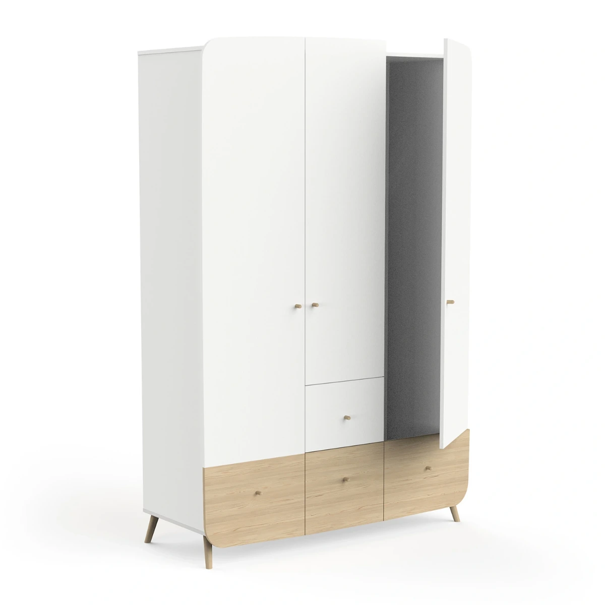 armadietto con 4 cassetti nordici