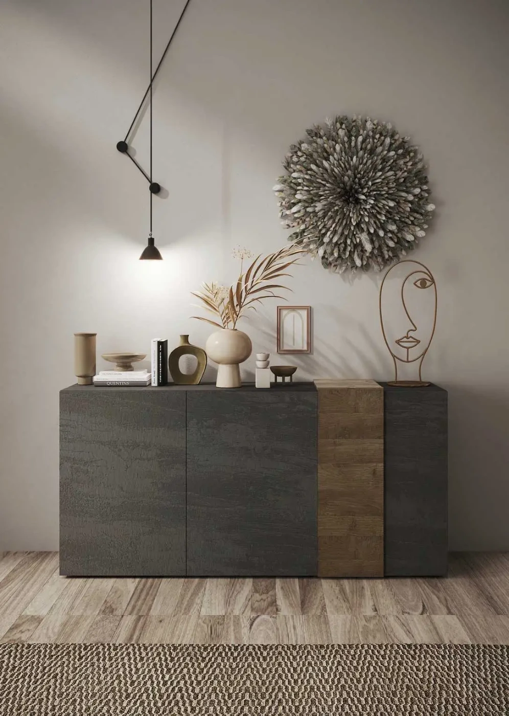 Madia moderna 3 ante 